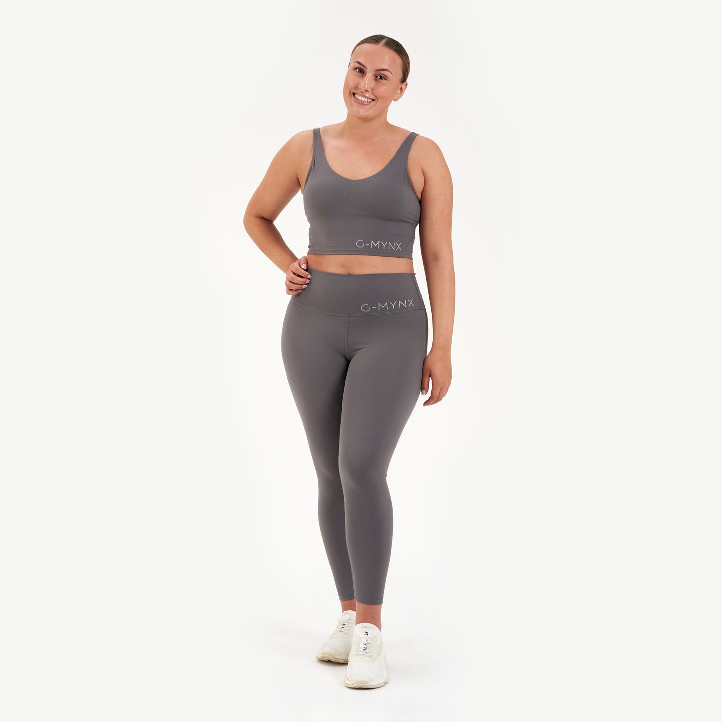 G-Mynx Signature Leggings Dove Grey Size 14 – 16 (L)