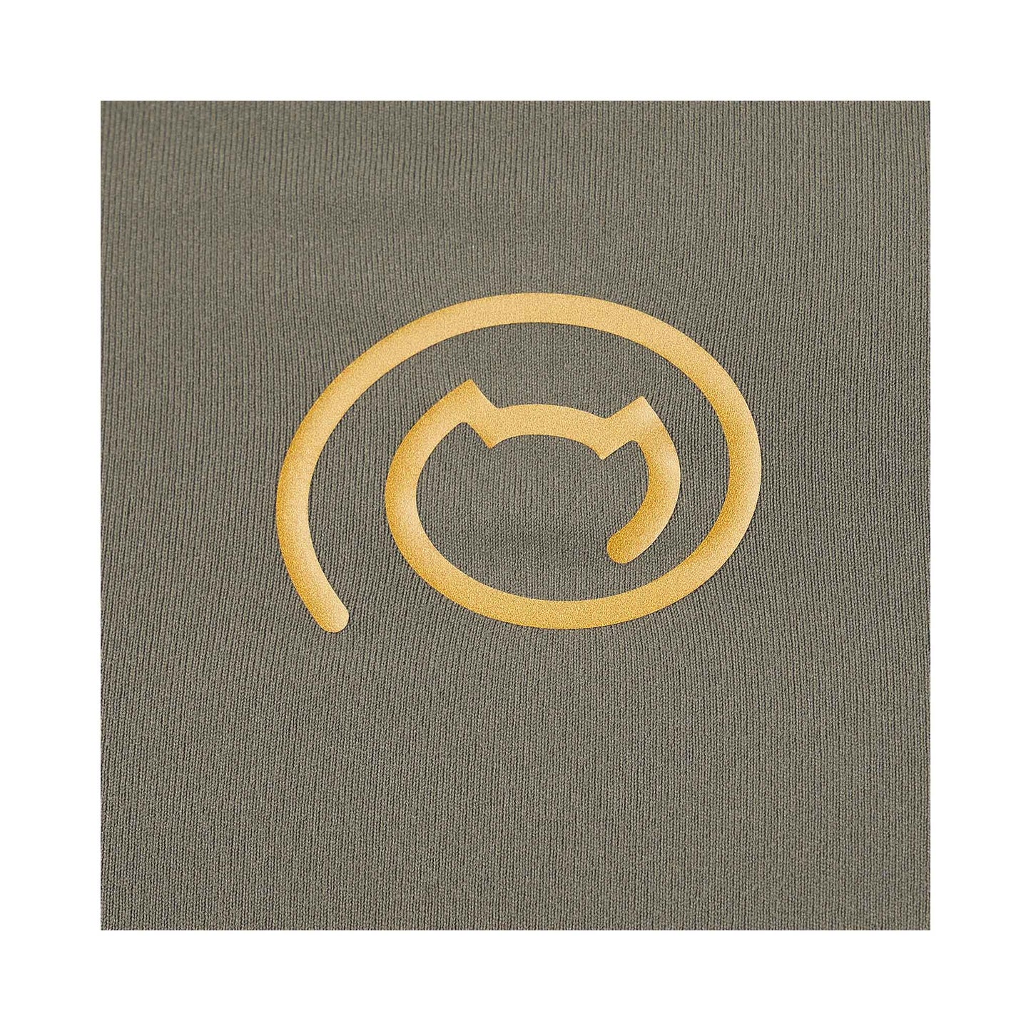 G-Mynx Signature Leggings rear waist logo Kalm Khaki