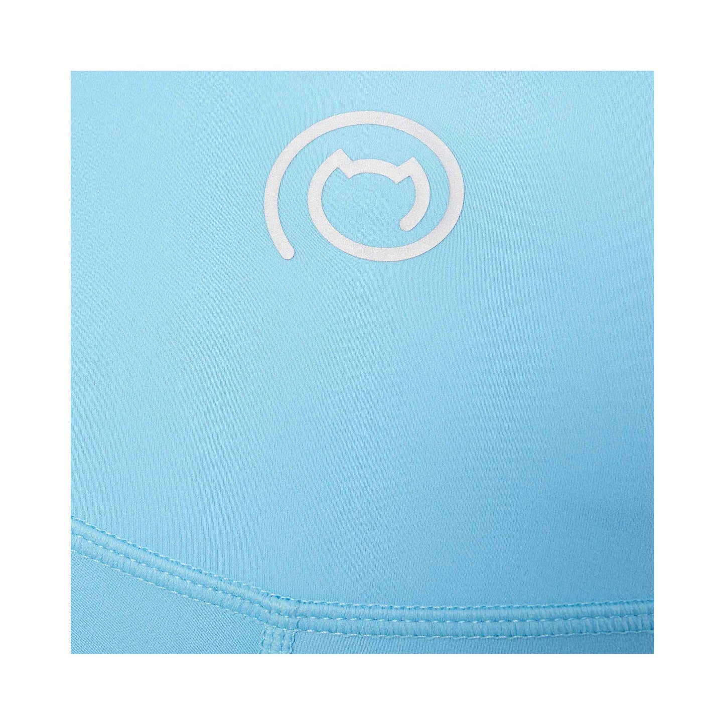 G-Mynx Signature Leggings rear waist logo Sky Blue