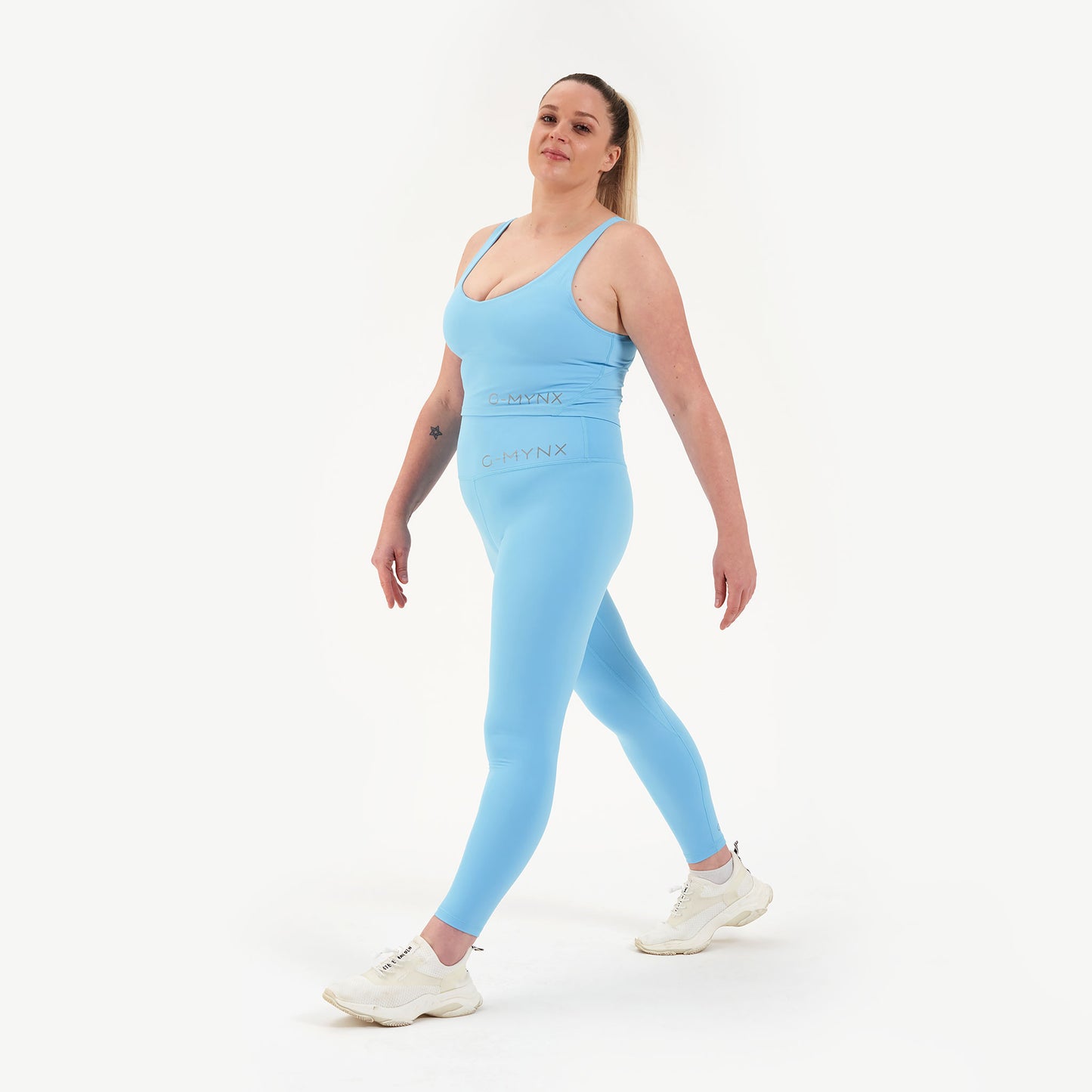 G-Mynx Signature Leggings Sky Blue Size 16 – 18 (XL)
