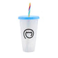 G-Mynx Reusable Plastic Cold Cup Confetti front (700ml / 24fl oz)