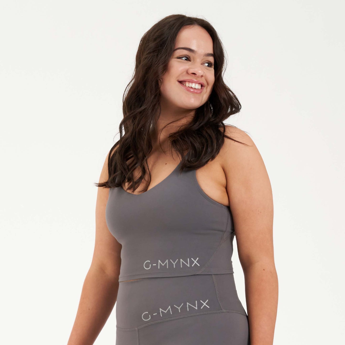 G-Mynx Signature Bra Top Dove Grey Size 12 – 14 (M)