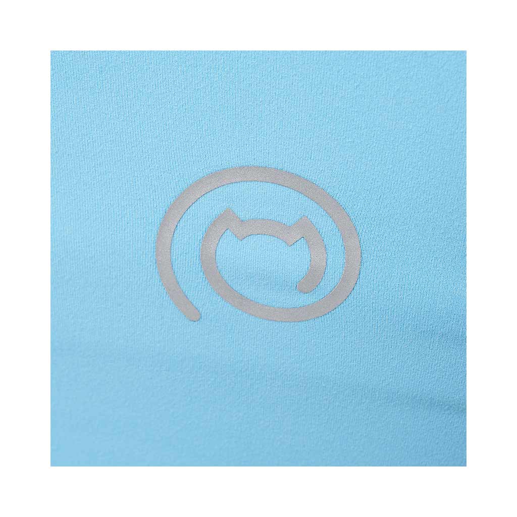 G-Mynx Signature Bra Top Sky Blue logo detail