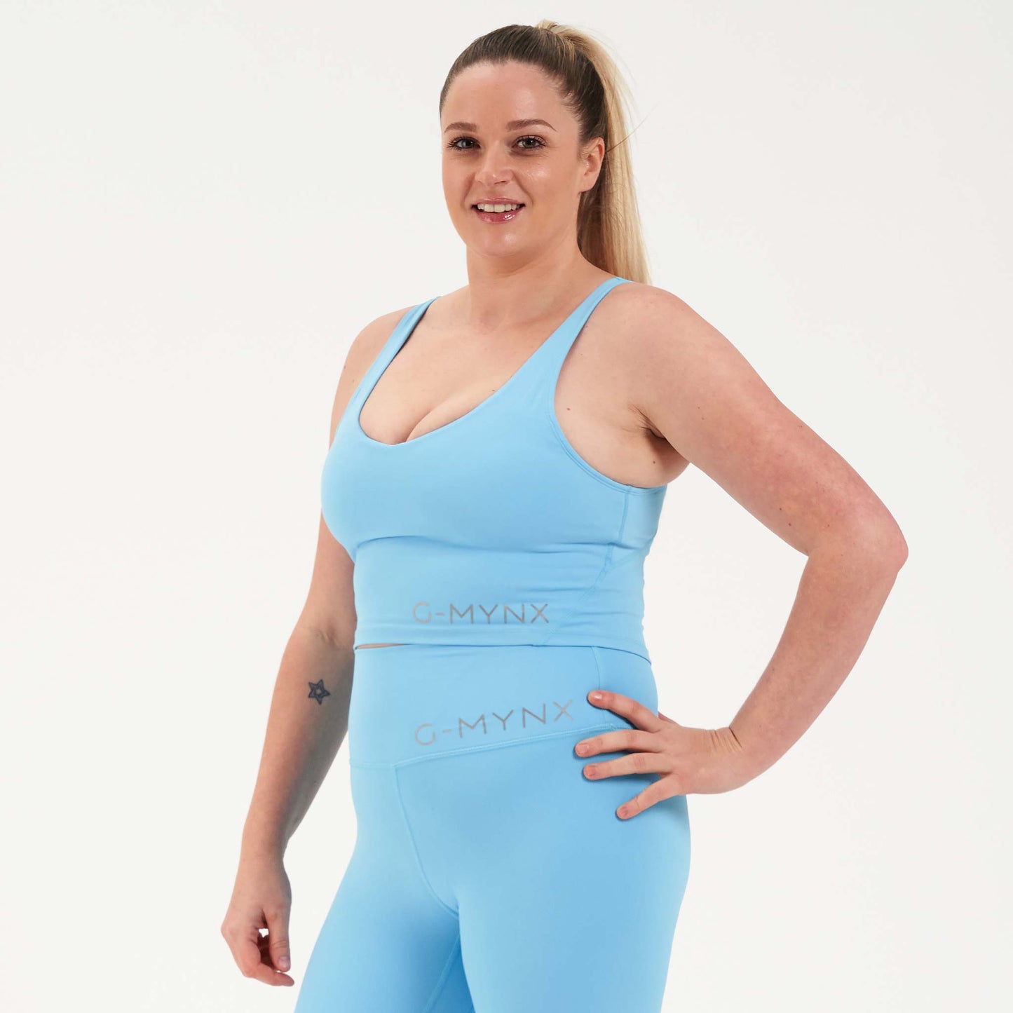 G-Mynx Signature Bra Top Sky Blue Size 16 – 18 (XL)