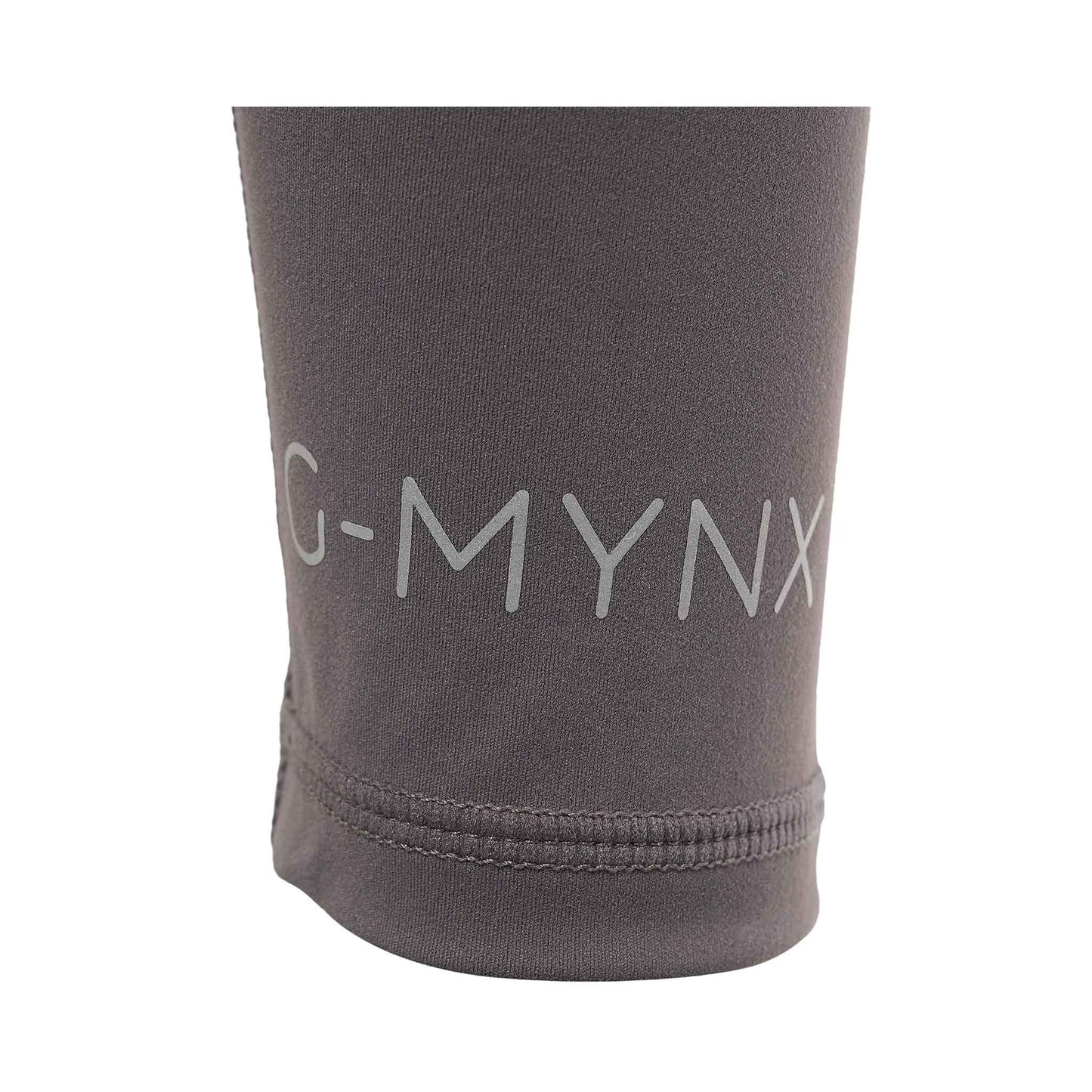 G-Mynx Signature Leggings ankle logo Dove Grey