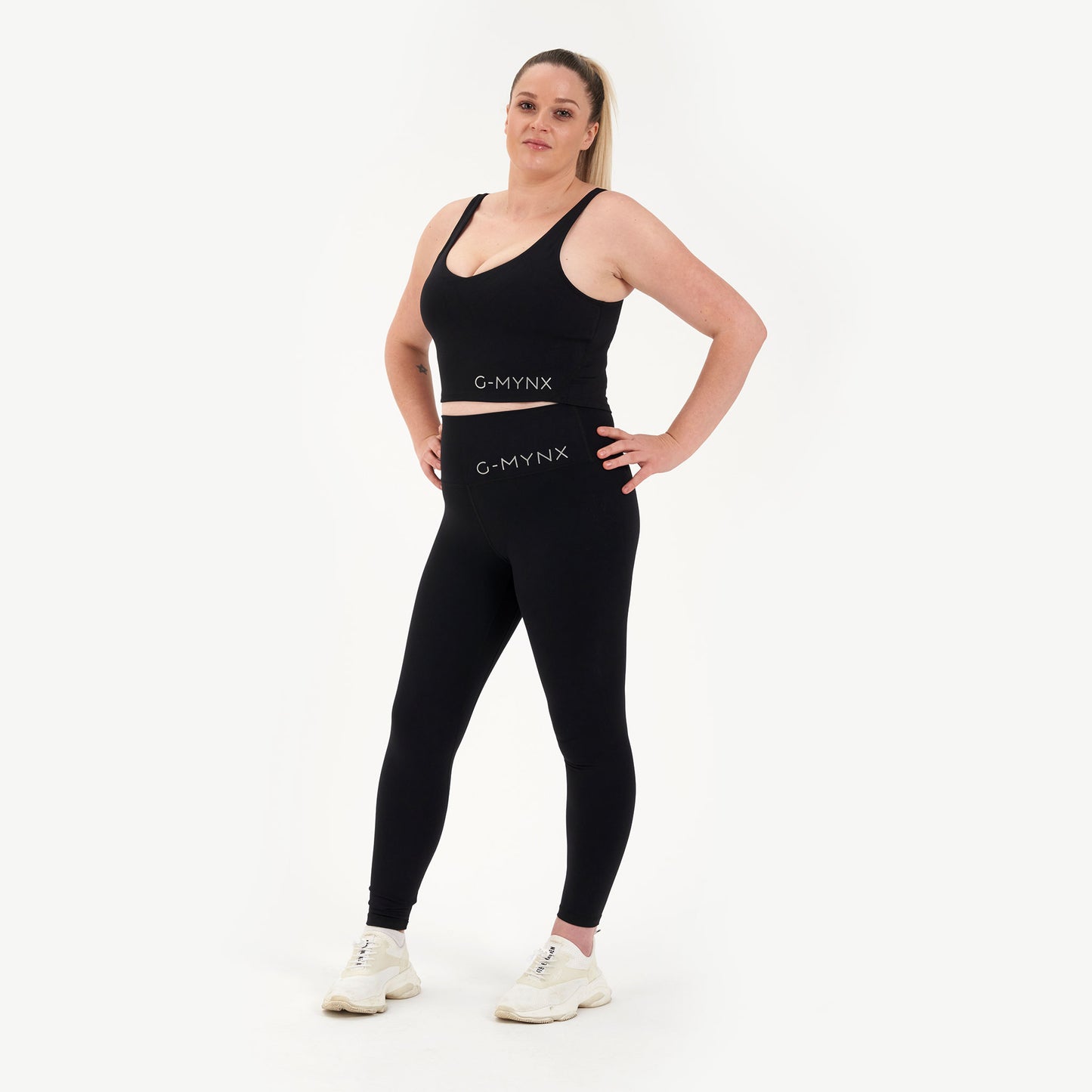 G-Mynx Signature Leggings Jet Black Size 16 – 18 (XL)