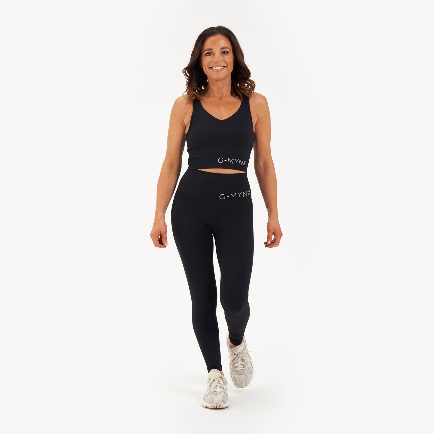 G-Mynx Signature Leggings Jet Black Size 8 – 10 (XS) front