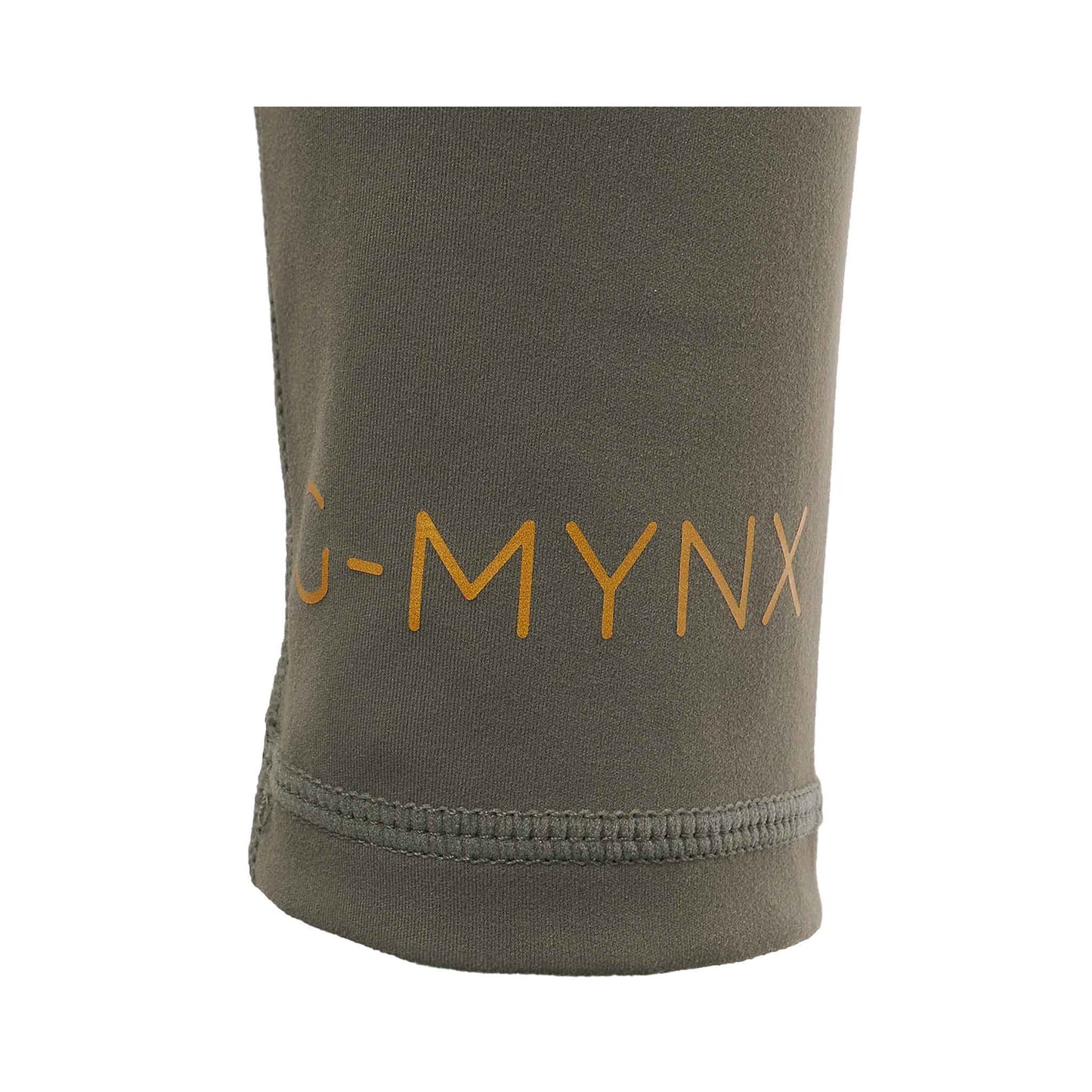 G-Mynx Signature Leggings ankle logo Kalm Khaki