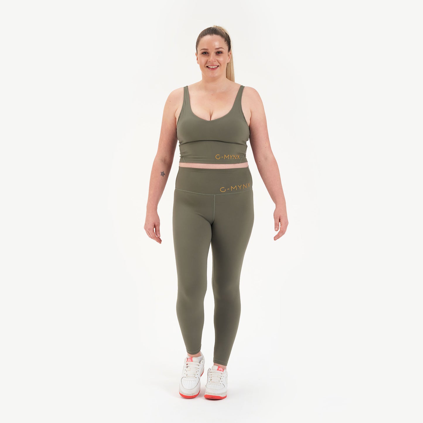 G-Mynx Signature Leggings Kalm Khaki Size 16 – 18 (XL)