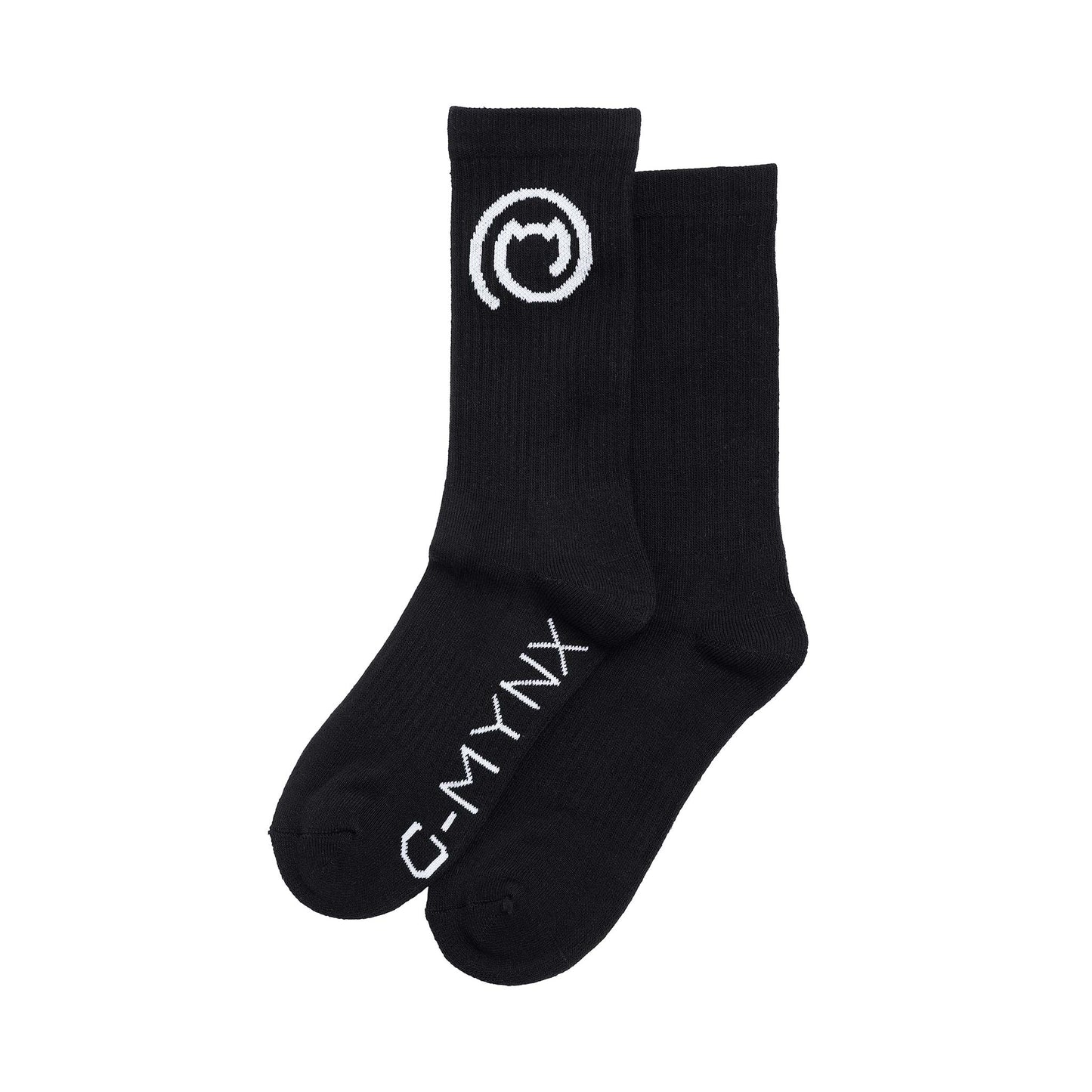 G-Mynx Ribbed Crew Sports Socks black