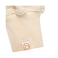 G-Mynx Loose Fitting Sweater Oatmeal sleeve logo detail